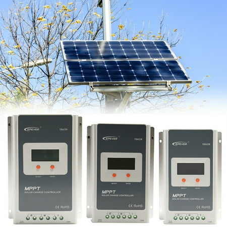 30a Digital Charge Controller - EPEVER Tracer MPPT 12/24V 20A 30A 40A Solar Charge Controller Battery Regulator With LCD Diaplay Support 3 Charging Preprogram Options