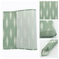 thumbnail image 5 of Unique Bargains Plastic Placemats Set of 6 for Dining Table Decor Indoor Green/White, 5 of 6