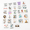 Baby Vintage Animals-36pcs, variant on 36iron On Patches For Onesies Cute Dtf Transfers Ready To Press Shower Games Onesie Decorating Kits Diy Crafts Decorations(animals
