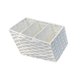 thumbnail image 4 of Organizador de escritorio ligero y rectangular con 3 compartimentos, hecho a mano. Blanco, 4 of 9