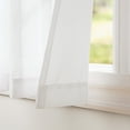 thumbnail image 3 of Exclusive Home Curtains Loha Linen Grommet Top Curtain Panel Pair, 54x96, Winter White, 3 of 8