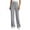 01 Gray, variant on Fewfanhot Yoga Pants Women Flare Pants High Waisted Pant Bell Bottom Leggings with Pockets