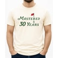 thumbnail image 2 of Mastered 30 Years Golf Shirt for Men and Women Funny 30th Birthday Golfing Theme Tee Natural Shirt Adult Small, 2 of 5
