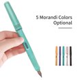 thumbnail image 3 of Fountain Pen with Ink Cartridge Morandi Metal Pen Case Iridium Pen Tip Appearance 0.38mm Nib Smooth Flow for Note Taking Drawing Calligraphy Art, 3 of 8