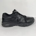 thumbnail image 1 of New Balance 519 Sneakers Mens Size 11.5 D Black Leather Athletic Lace Up Shoes, 1 of 6