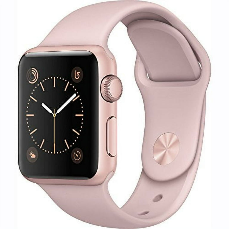 Restored Apple Watch Gen 2 Ser. 1 38mm Rose Gold Pink Sand Sport