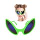 thumbnail image 5 of 2 gafas divertidas con forma de ET, gafas de baile, gafas de sol de maquillaje, accesorio de disfraz de alienígena para espectáculo de disfraces, 5 of 5