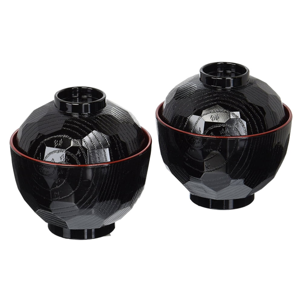 4 PCS Traditional Japanese Bowls Lightweight Rice/Miso Soup Bowls with