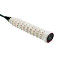 thumbnail image 1 of Soidarity 2 uds correa antideslizante mango de raqueta de bádminton absorbente de sudor empuñaduras de pelota de tenis cinta manillar banda para el sudor Bádminton blanco Soidarity OD0371-01, 1 of 5