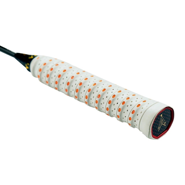 Soidarity 2 uds correa antideslizante mango de raqueta de bádminton absorbente de sudor empuñaduras de pelota de tenis cinta manillar banda para el sudor Bádminton blanco Soidarity OD0371-01