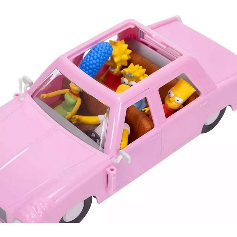The Simpsons Family Sedan Playset with 5 Character Figures, 2.5