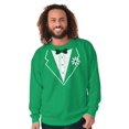 thumbnail image 3 of Vintage Formal Bachelor Party Tuxedo Men's Crewneck Sweatshirt Brisco Brands X, 3 of 6