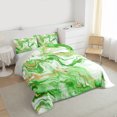 thumbnail image 3 of Castle Fairy Abstract Marble 2Pcs Bedding Comforter Set for Boys Girls Children,Gradient Marbling Watercolor Twin Comforter Sets,Gold Metallic Breathable Bedding Set,Luxury Bedroom Decor, 3 of 8