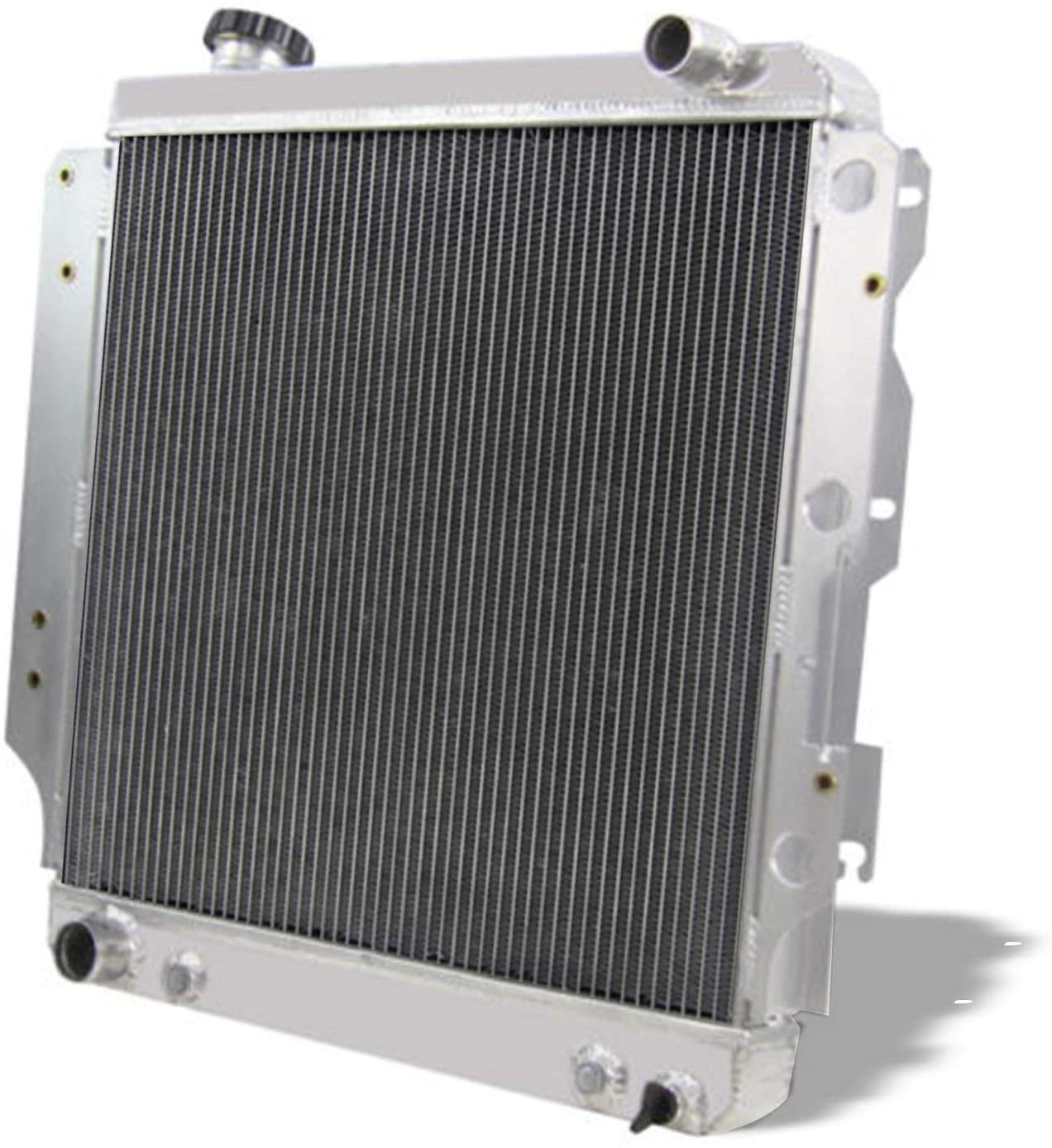 AW ALLOYWORKS 3 Row All Aluminum Radiator For 1987-2006 Jeep Wrangler TJ YJ 2.4L 2.5L 4.0L 4.2L 2001 2002 2003 2004 2005 PRO