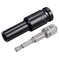 thumbnail image 1 of Unique Bargains Socket Accessory Set, 10mm Deep Socket 1/4' Hex Shank Impact Adapter with 1/2' Drive, 1 of 5