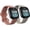 Almond/Pink, variant on MYKOMI 2 Pack Waterproof Bands Compatible with Fitbit Versa 3 / Fitbit Versa 4 / Fitbit Sense/Sense 2 Bands, Classic Soft Sports Replacement Wristbands for Women Men