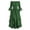 Green-YAaWS, variant on RFQWOVSR Womens Vintage Off Shoulder Lace Up Waist Dress Full Skirt Court Style Gown XXXL