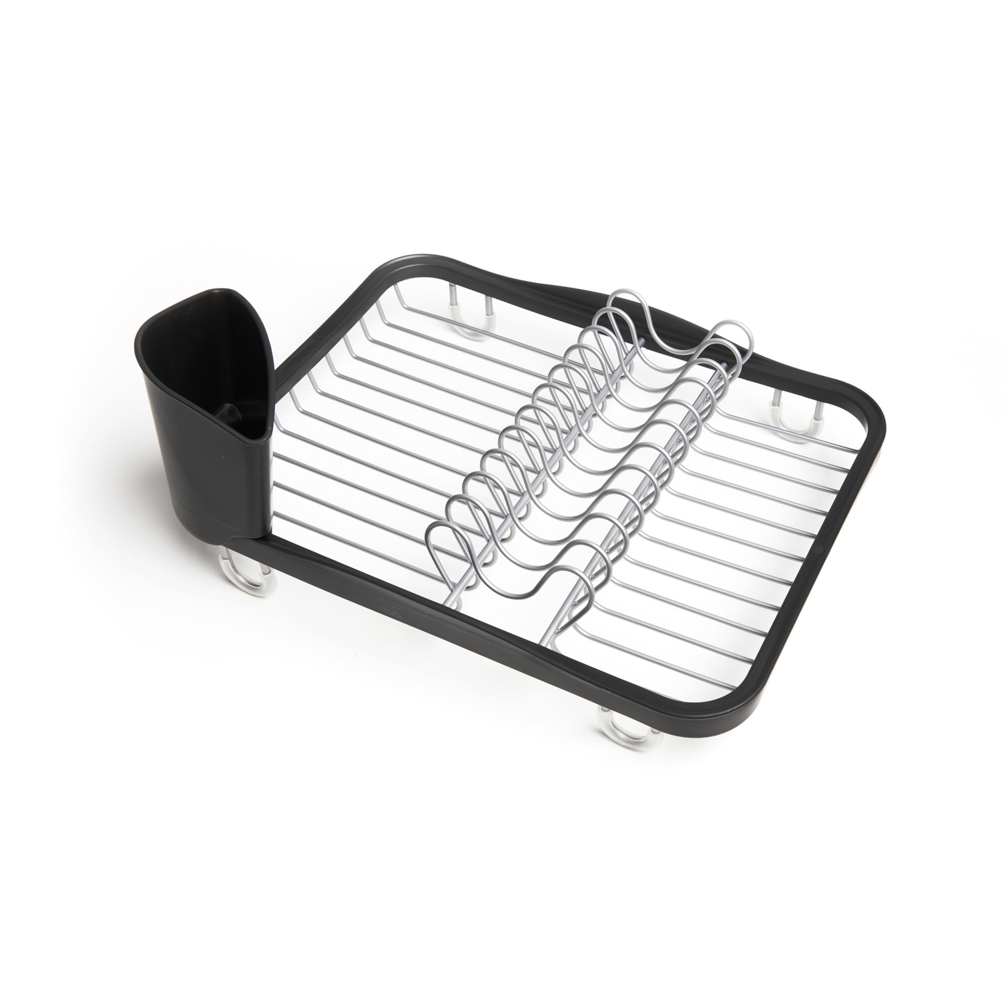 Umbra Sinkin Smoke/Nickel Dish Rack 330065-744 - The Home Depot