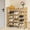 Gold, variant on Btidfty 5-Tier Metal Narrow Shoe Cabinet - Multifunctional Vertical Narrow Slanted Shoe, Bag, and Magazine Storage Rack, Holds 25-30 Pairs of Shoes, Suitable for Entryways and Bedrooms (Black)
