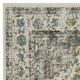 thumbnail image 5 of SAFAVIEH Evoke Teale Bordered Area Rug, Grey/Gold, 9' x 9' Square, 5 of 7