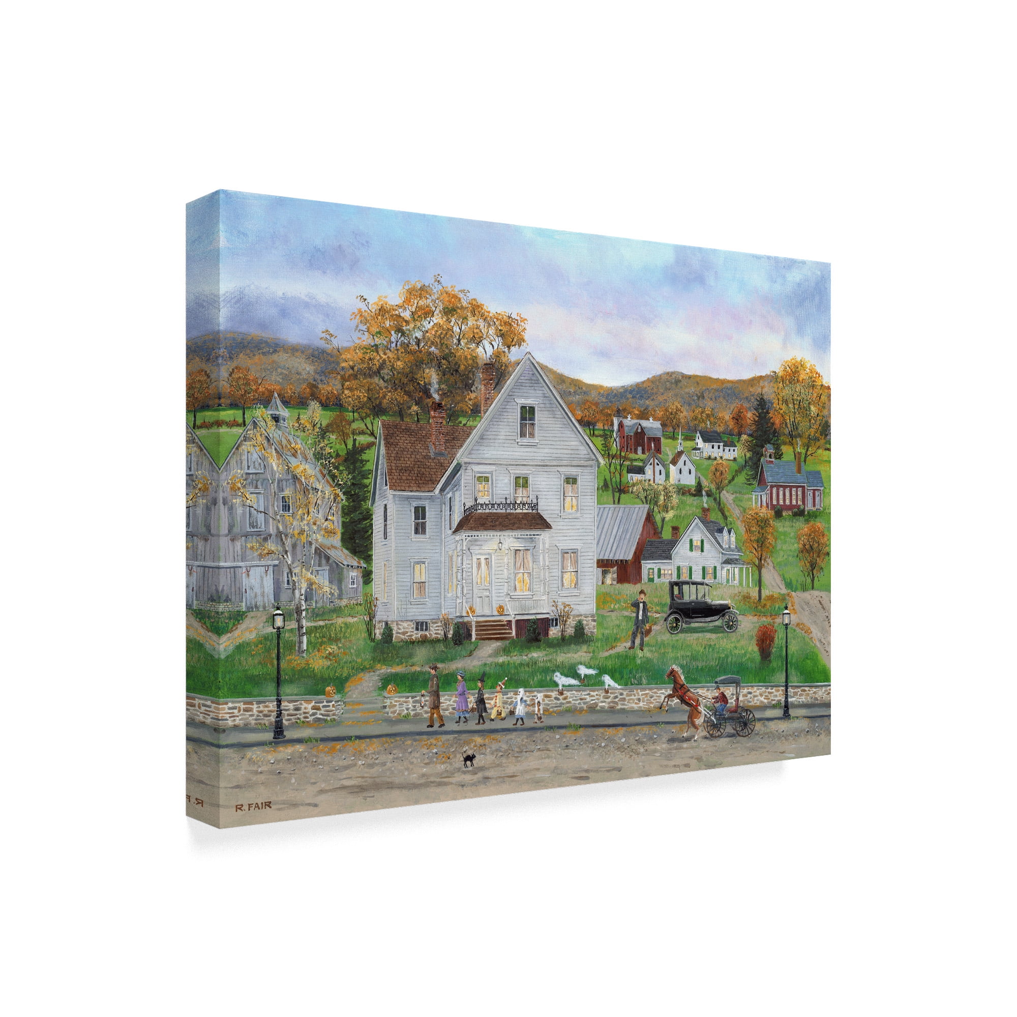 Trademark Fine Art 'Ghostly Arrival' Canvas Art by Bob Fair