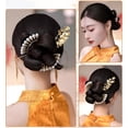 thumbnail image 5 of Extensions de Cheveux Synthétiques Style Chinois avec Clip à Bec de Canard Hanfu Style Ancien, 5 of 5