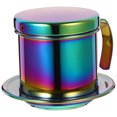 thumbnail image 3 of Verseur sur Filtre à Café en Métal Acier Inoxydable Cadeau pour Amateur de Café, 3 of 6