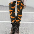 thumbnail image 2 of SwiftWear Halloween Patterned Leggings Women's Stretchy Yoga Pants with Holiday Graphics Soft High Waisted Workout Tights for Fall S-2XL, 2 of 4
