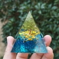 thumbnail image 3 of Mini pirámide de cristal natural, generador de energía, cuarzo, amatista, curación espiritual, cristal, chakra, pirámide de resina, 3 of 6