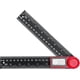 thumbnail image 1 of 360 Degree Dual Scale Digital Angle Protractor, 200mm Angle Ruler with LCD Display and Locking Function, Protractor for Engineering, Woodworking, Cons, 1 of 5