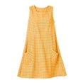 thumbnail image 6 of Fashion Sun Dresses for Womens 2026 Summer Plus Size Round Neck Sleeveless Casual Dress With Pocket, 6 of 9