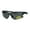 Grey Black, variant on Mens 1.0MM TAC Polarized Lens Aerodynamic Baseball Half Rim Sunglasses Shiny Black