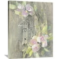 thumbnail image 1 of Global Gallery Albena Hristova 'Birdcage Floral II' Canvas Wall Art, 1 of 4