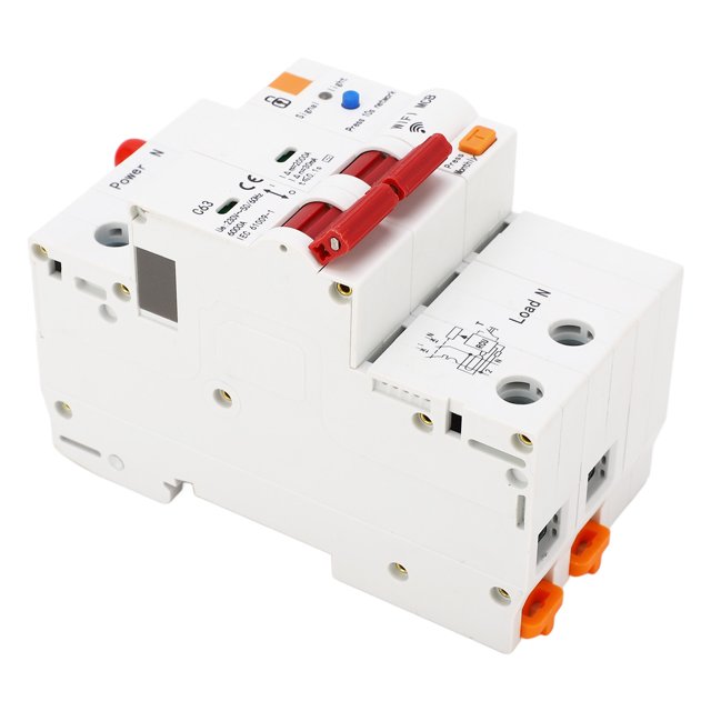 Disyuntor de fuga PWIFI, disyuntor de fuga inteligente WIFI AC230V 2P, interruptor de aire con control remoto WIFI, muy recomendado