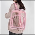 thumbnail image 4 of Clear Backpack, Stadium Approved Transparent Bookbag with 4 Pockets, Heavy Duty See Through Backpack for School Work Travel Concerts, 4 of 7