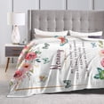 thumbnail image 4 of LHSHID To My Nanny Throw Blanket Soft Fuzzy Fleece Blanket For Couch Bed Living Room Decoration 40x50in, 4 of 6