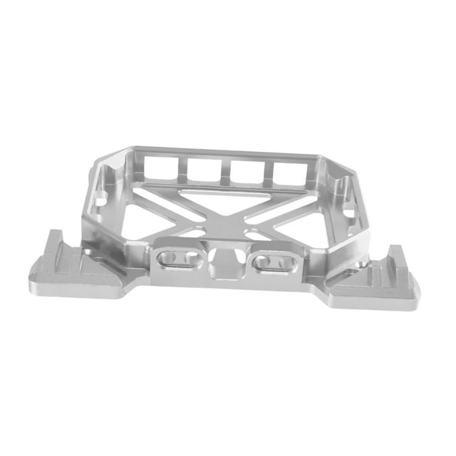 Accesorios de decoración de equipaje de techo de automóviles RC Aleación de aluminio de aluminio Fácil de instalar Part de actualización de automóvil Plata