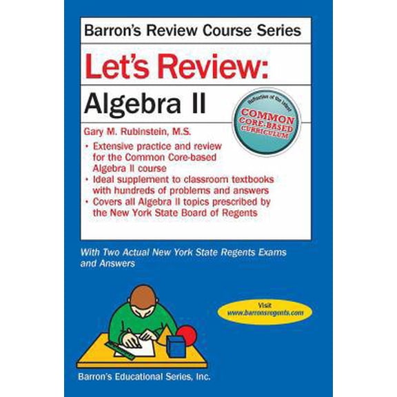 Pre-Owned Let's Review Algebra II (Paperback) 1438008449 9781438008448