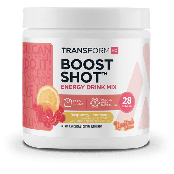 TransformHQ Everyday Boost Shot - (Raspberry Lemonade, 28 Servings) (129 grams)