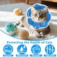 thumbnail image 6 of Miaocao Soft Adjustable Cat Cone Collar, Comfortable Cat Recovery Collar, 6 of 8