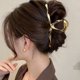 thumbnail image 3 of Pinza de pelo geométrica de Metal para mujer y niña, horquillas de cangrejo, pinzas cruzadas de moda, pasadores, Clip de cola de caballo coreano, accesorios para el cabello, 3 of 4