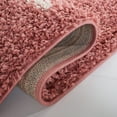 thumbnail image 6 of SAFAVIEH Venus Anuki Striped Shag Area Rug, Pink/Ivory, 5'3" x 7'6", 6 of 9