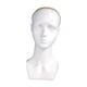 thumbnail image 2 of Cabeza de maniquí calva con soporte para peluca ligero para hombros, busto de cabeza de maniquí, peluca Blanco, 2 of 7