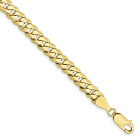 Bracelet figaro 5.75mm en or jaune 14k unisexe pour homme et femme