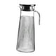 thumbnail image 4 of Jarra de bebidas, jarra de jugo, jarra de agua y tapa para refrigerador con asa, transparente, caliente 1.6L, 4 of 7