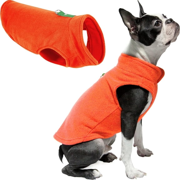 Fleece Vest Dog Sweater , Warm Pullover Fleece Dog Jacket with O-Ring Leash - Winter Small Dog Sweater Coat - Cold Weather Dog Clothes for Small Dogs Boy or Girl