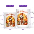 thumbnail image 4 of Happy Thanksgiving Havanese Give Thanks Fall Beanie Scarf Welcome Mug Havanese Dog Lover Gifts Idea Coffee Tea Cup - 00020, 4 of 4