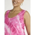 thumbnail image 3 of Terra and Sky Women's Plus Size Cotton Knit Tank Dress, 3 of 4