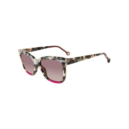 Carolina Herrera SHE7445309BB Gradient Square Sunglasses Black/White/Purple
