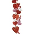 thumbnail image 4 of Northlight 6' Red and Pink Hearts Valentine's Day Garland, Unlit, 4 of 5